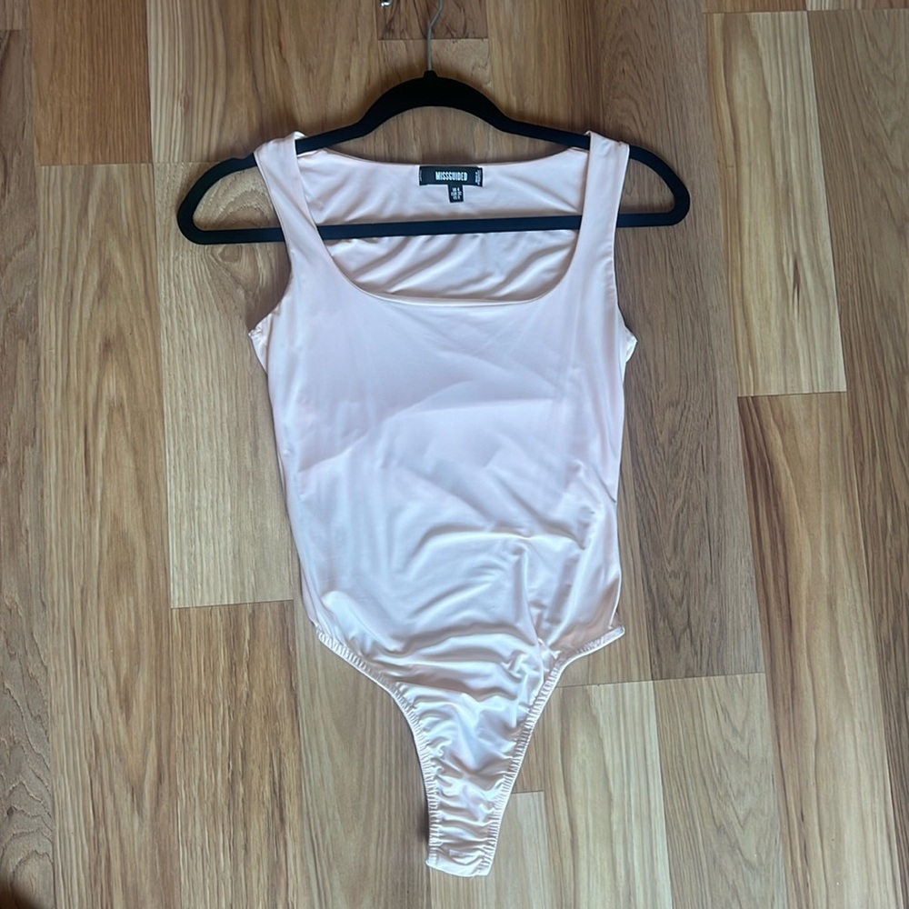 Light Pink Tank Top Bodysuit